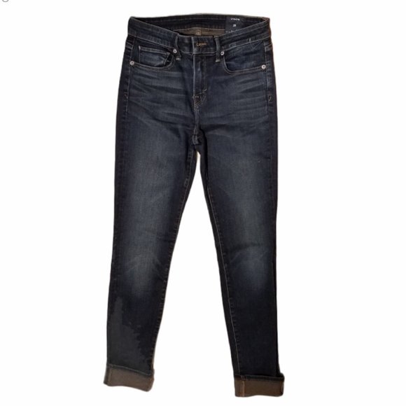 Wmn's VINCE Dark Blue Distressed Jeans (Size 25) - Picture 1 of 11